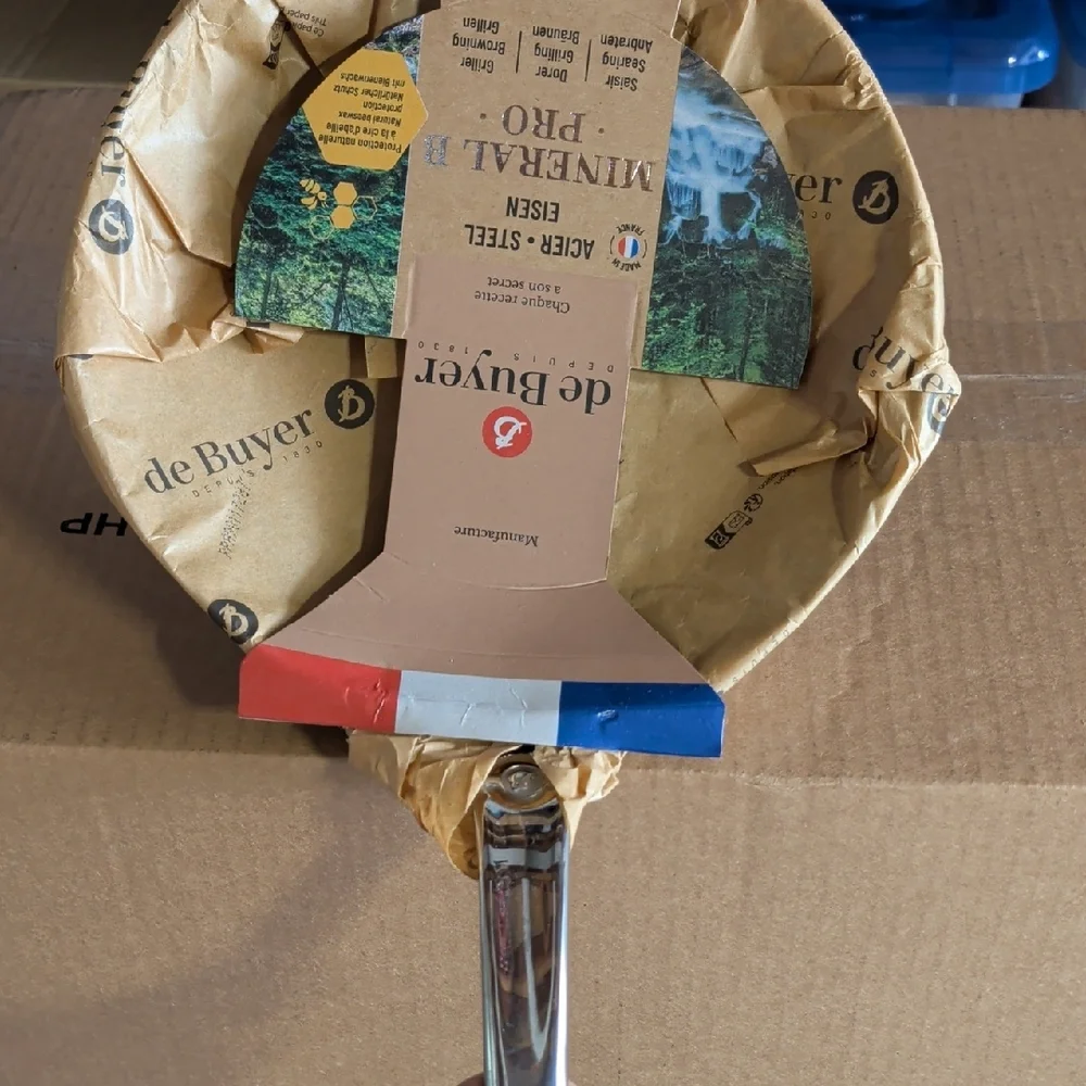 Mineral B Pro Steel Frying Pan - 24cm, Brown - Picture 2 of 2